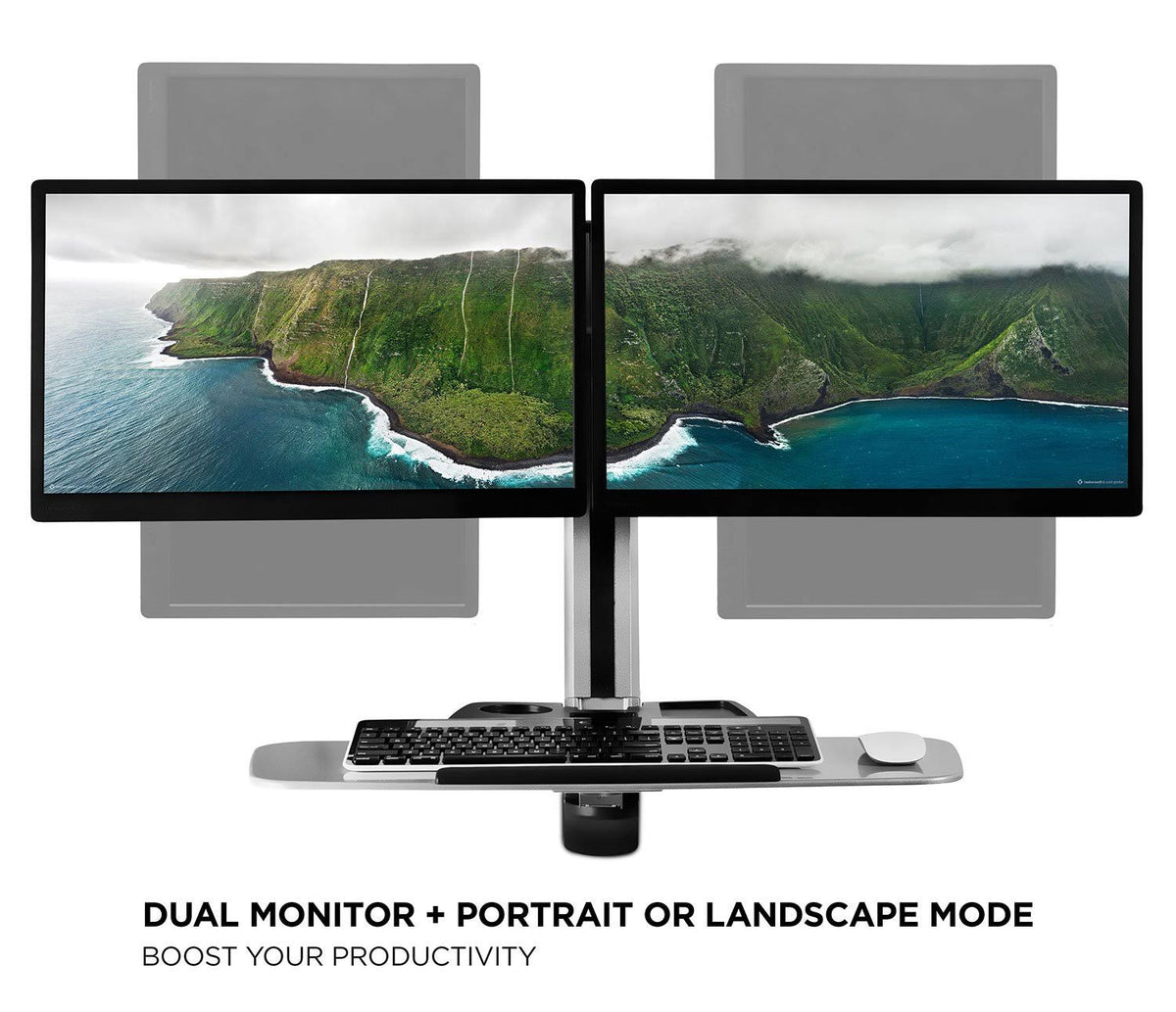 Bracket for 2 LCD Displays U233