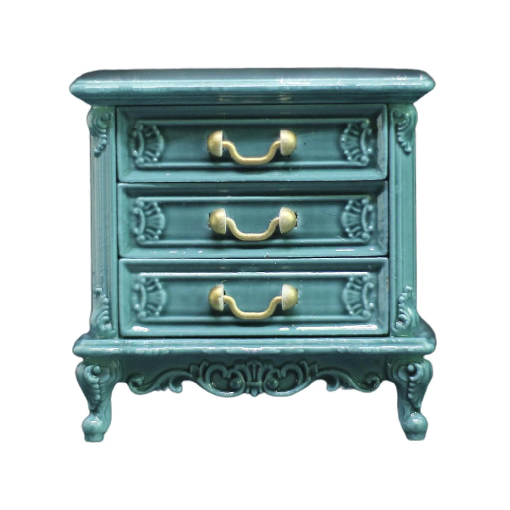 Dollhouse Miniature Wooden TV Cabinet V375472