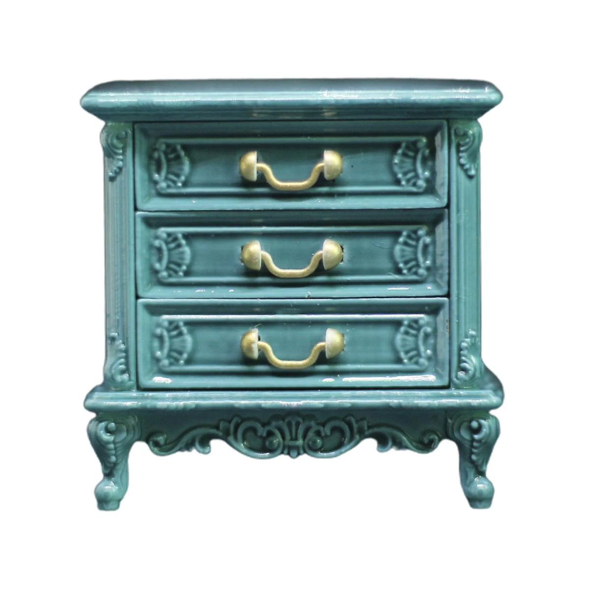 Dollhouse Miniature Wooden TV Cabinet V375472