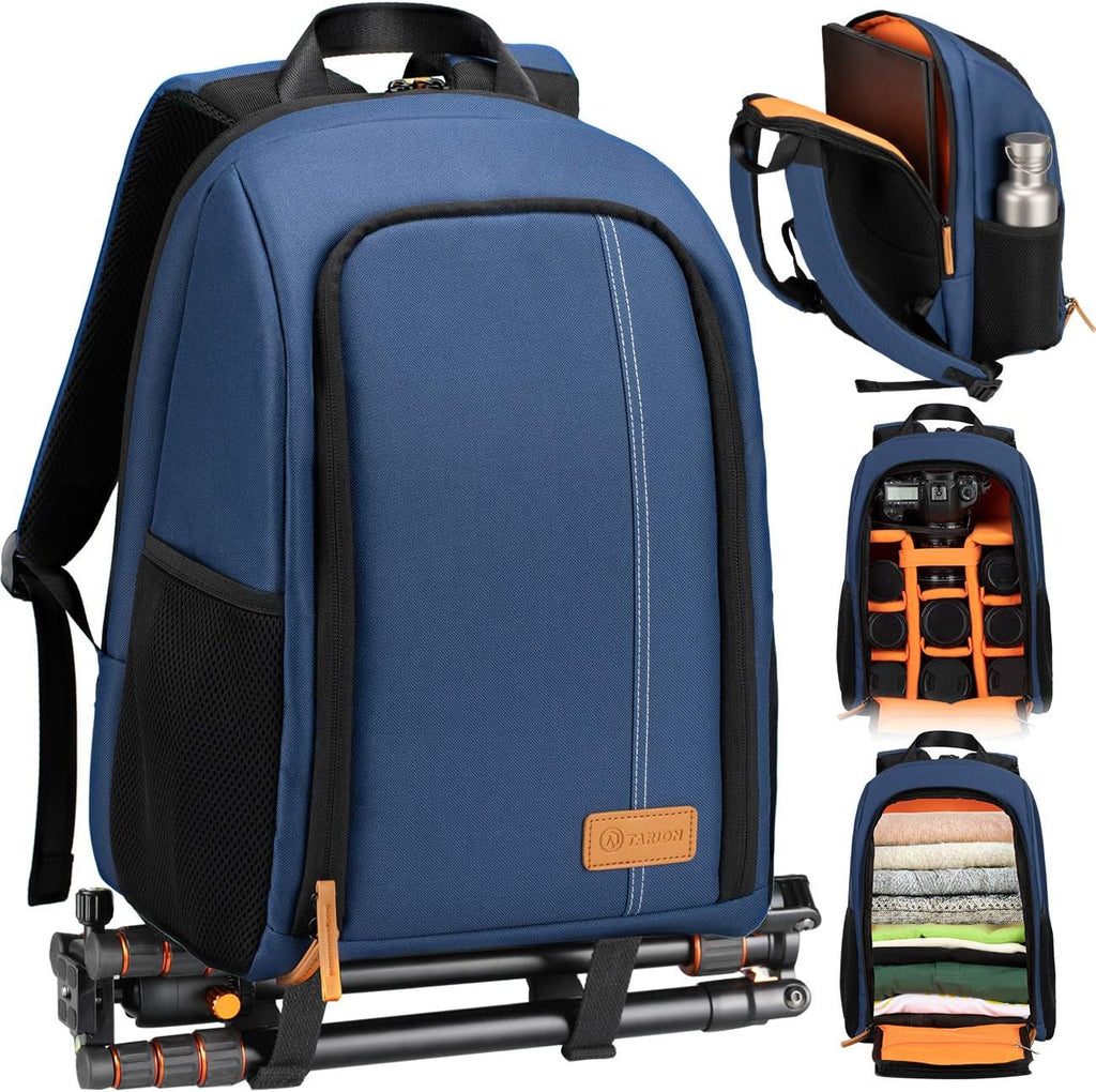 Waterproof Camera Backpack with 15 Inch Laptop Compartment U4577