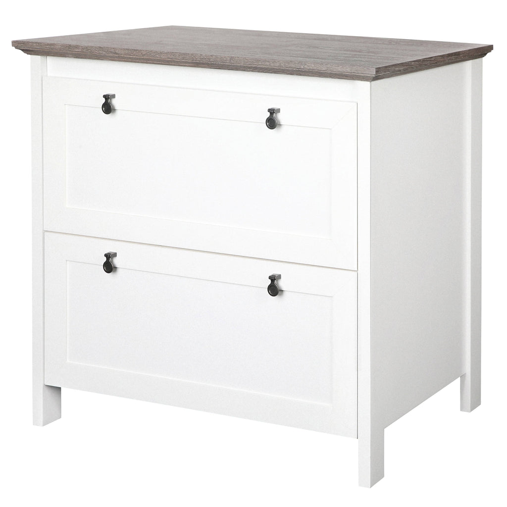 White 2-Drawer Lateral Filing Cabinet Z47690