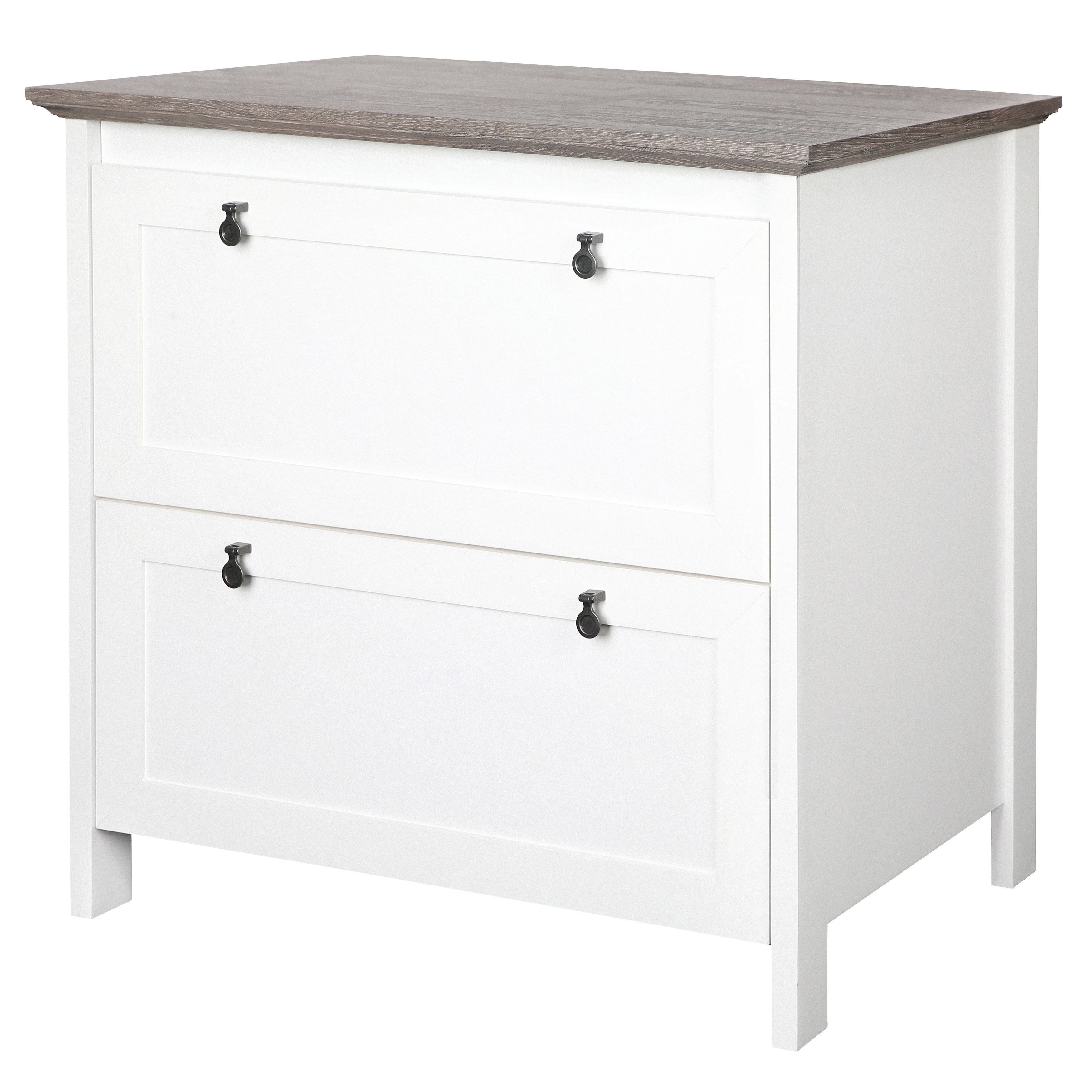 White 2-Drawer Lateral Filing Cabinet Z47690