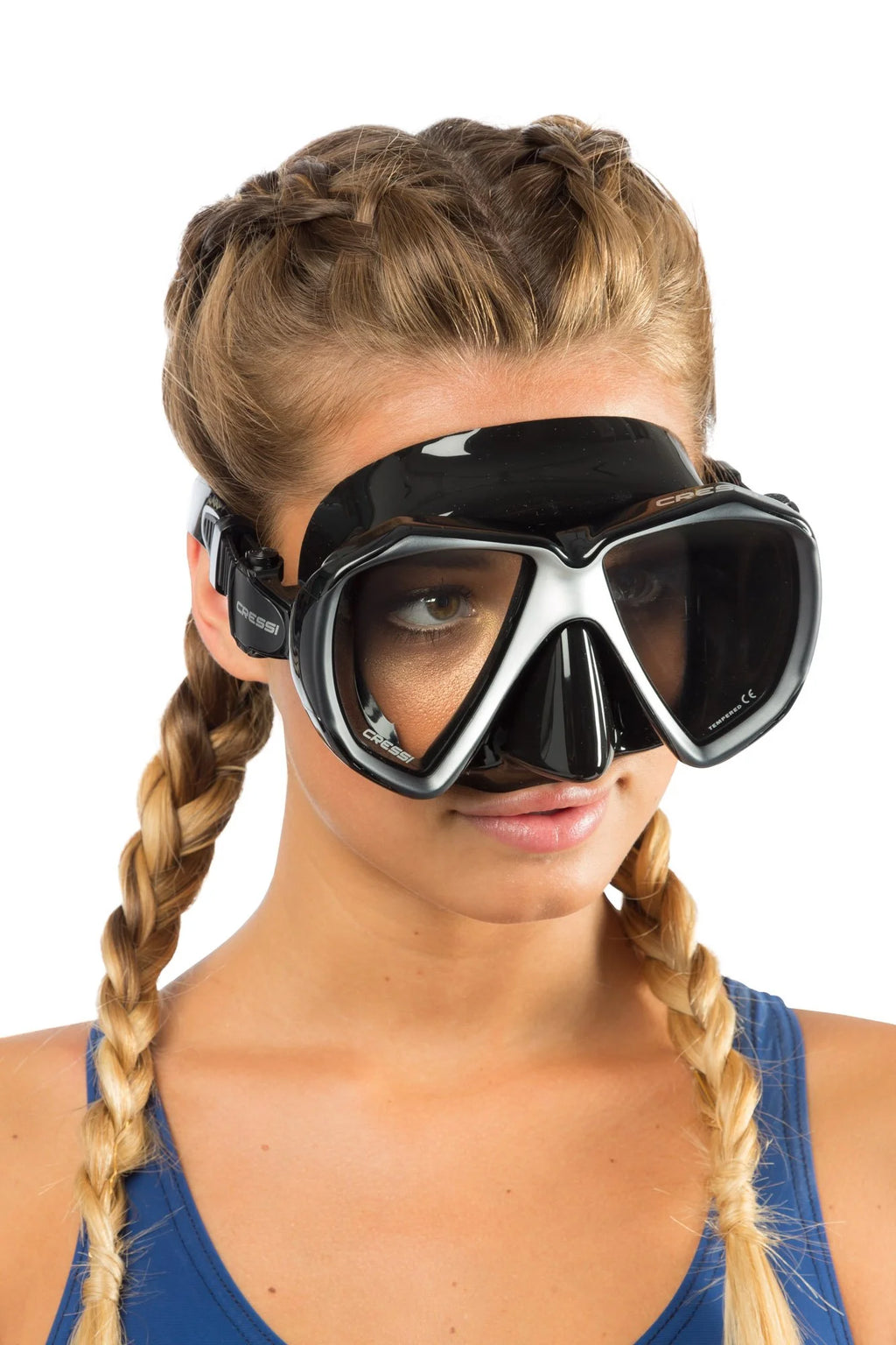 Black Silver Diving Mask C947