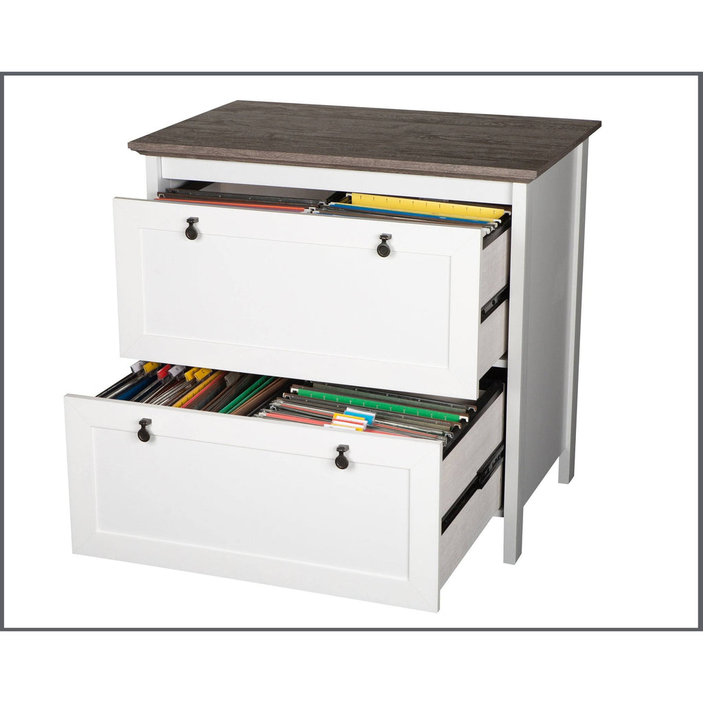 White 2-Drawer Lateral Filing Cabinet Z47690