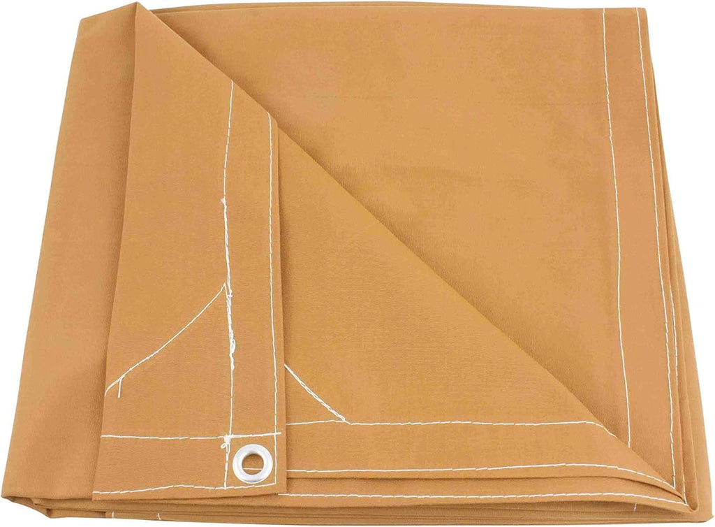 10' x 16' Tan Canvas Tarp 12oz Pack of 2 Z773961