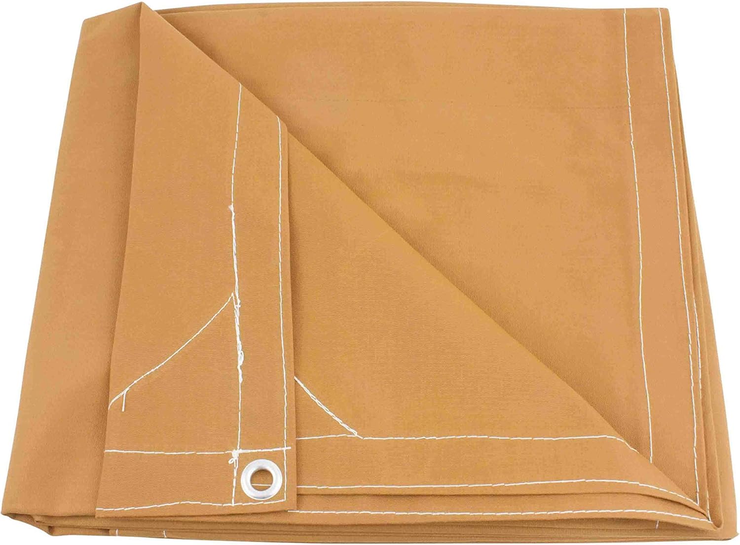 10' x 16' Tan Canvas Tarp 12oz Pack of 2 Z773961