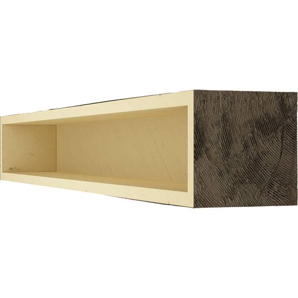 Sandblasted Faux Wood Fireplace Mantel N50833