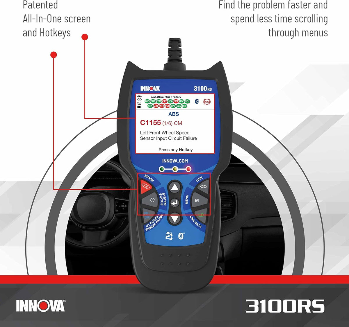OBD2 Scanner with Live Data E255