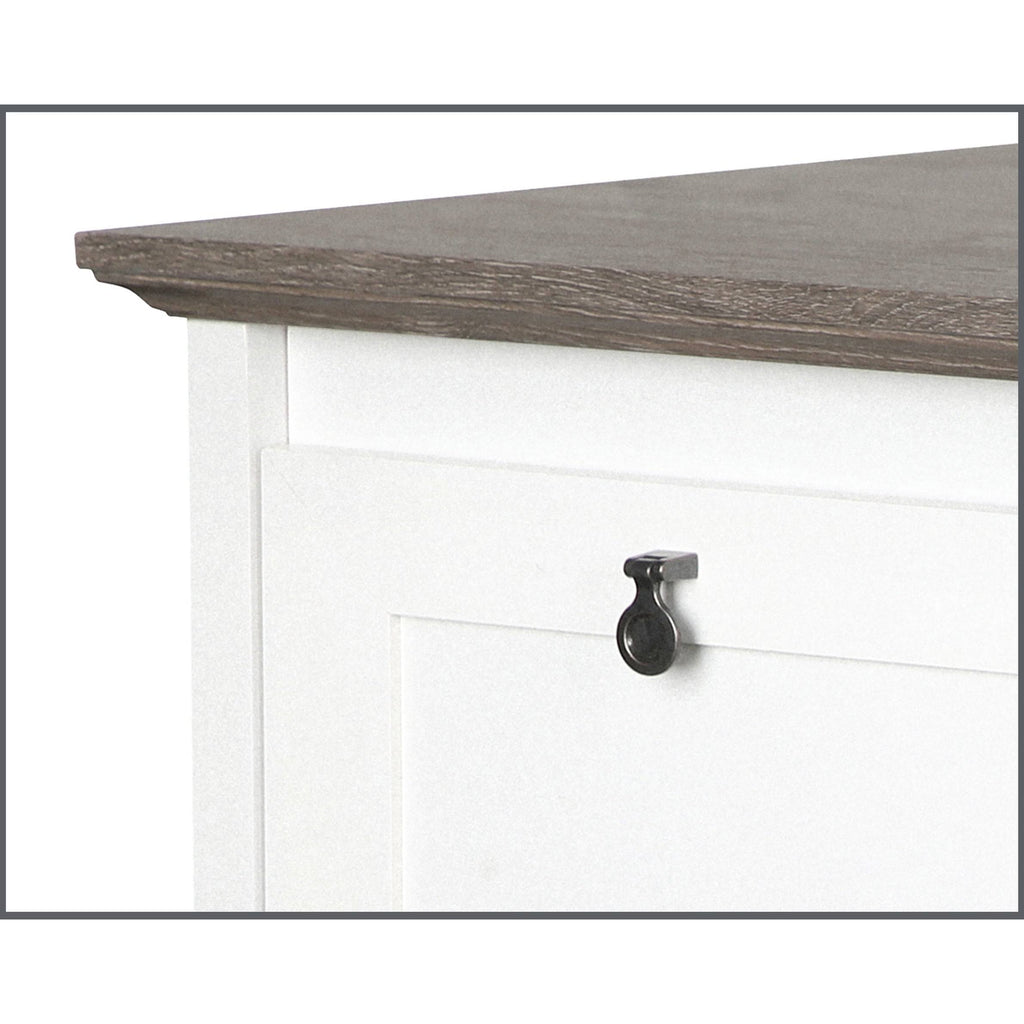 White 2-Drawer Lateral Filing Cabinet Z47690