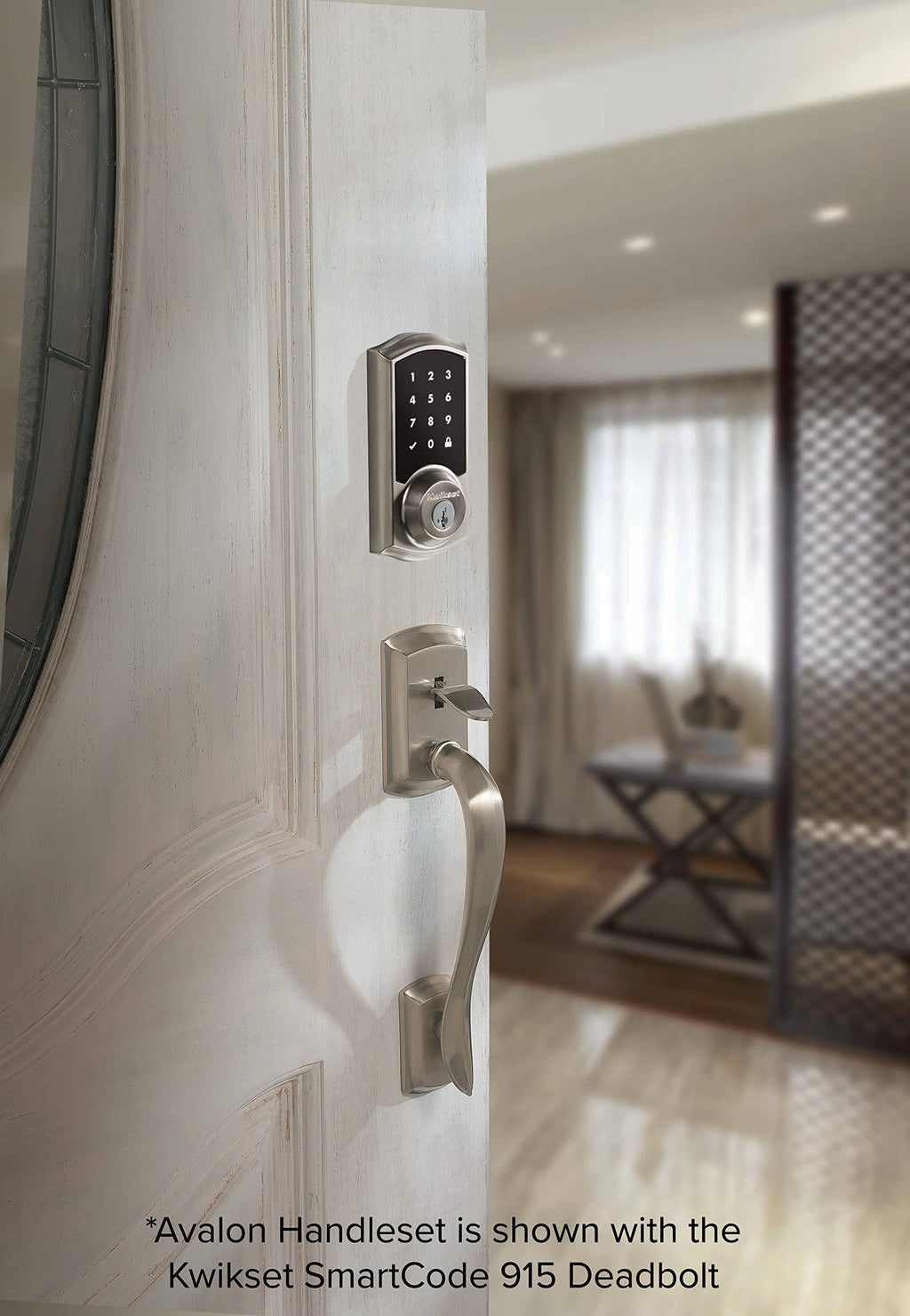 Satin Nickel Handle Only with Tustin Lever A615008