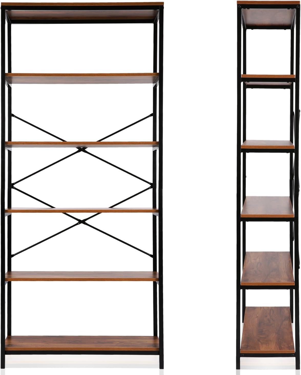 5-Tier Rustic Wood Bookcase G74824
