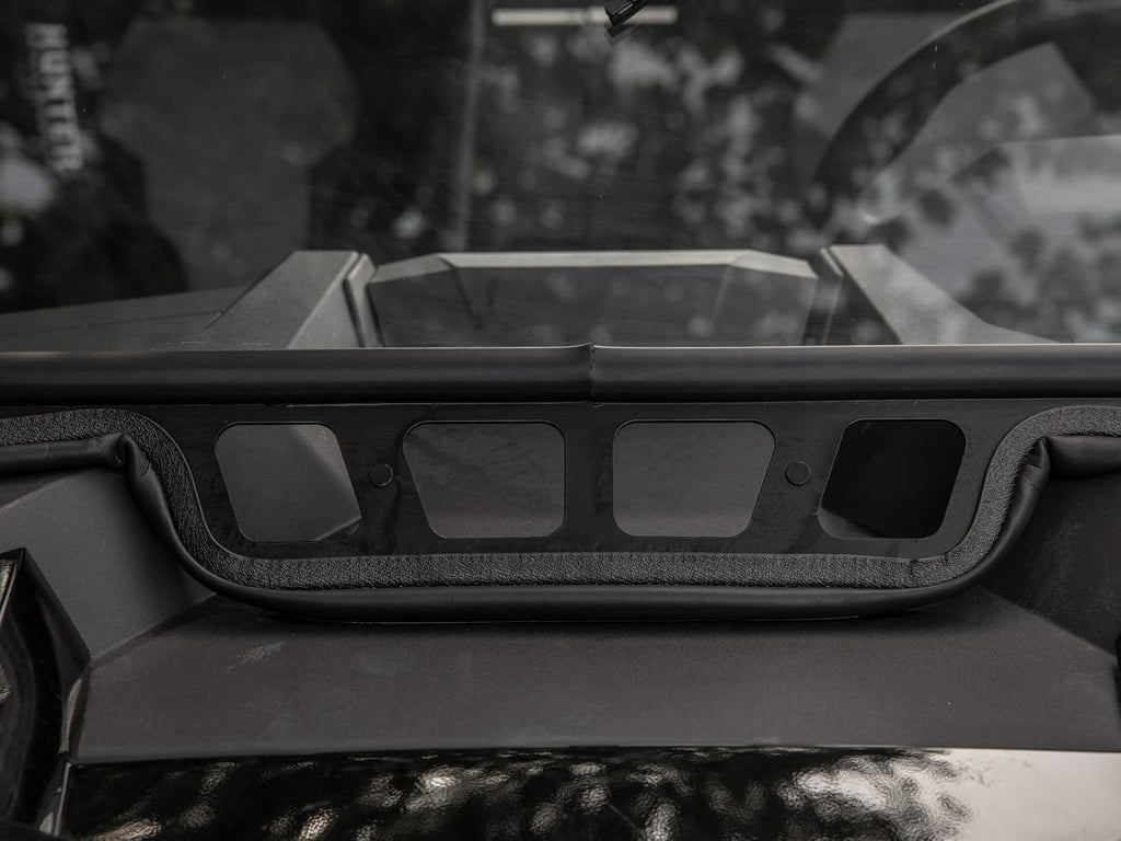 Vented Front Glass Windshield with Aluminum Frame and Manual Wiper Y561