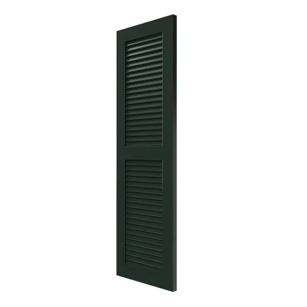 15x22W x 77x22H Exterior Composite Louvered Shutters (Per Pair) J71105