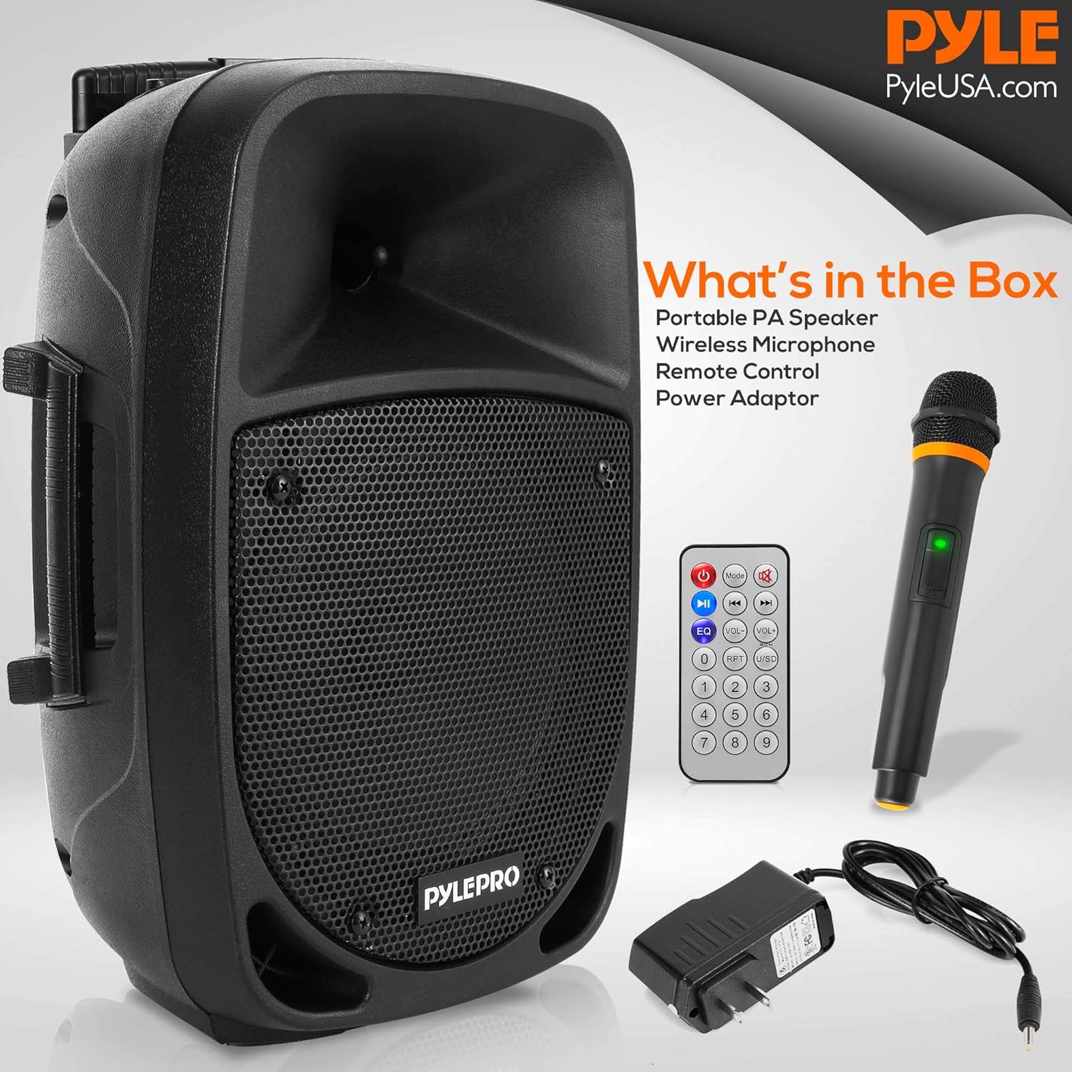 1200W Portable Bluetooth PA Speaker with UHF Wireless Microphone N888