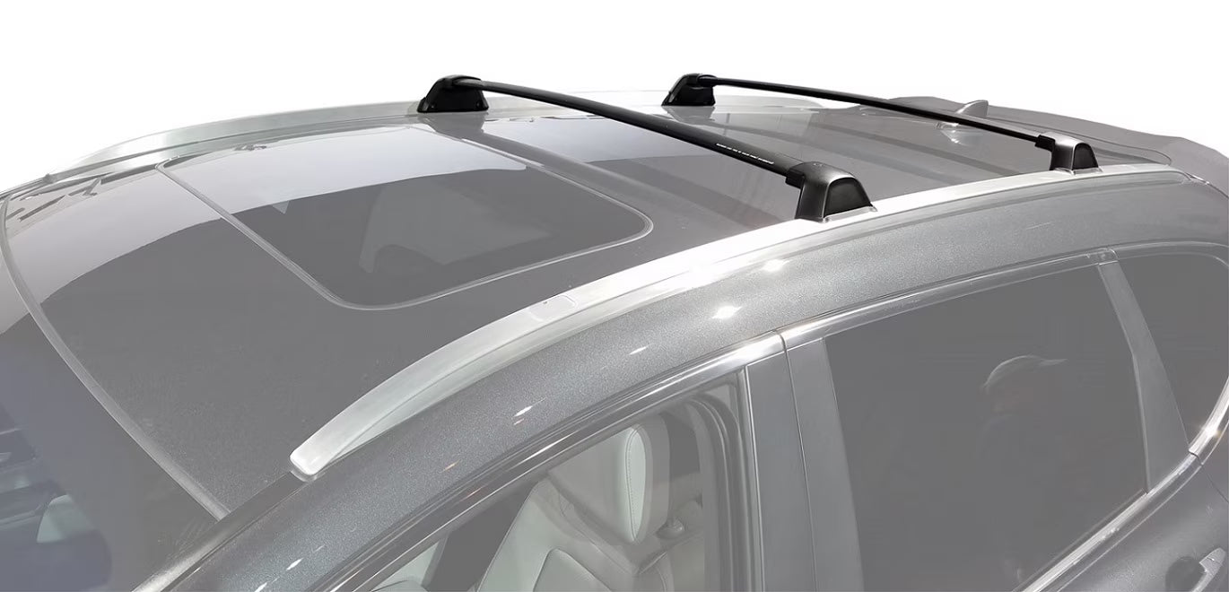 Black Aluminum Roof Rack Cross Bars Set of 2pcs F693722