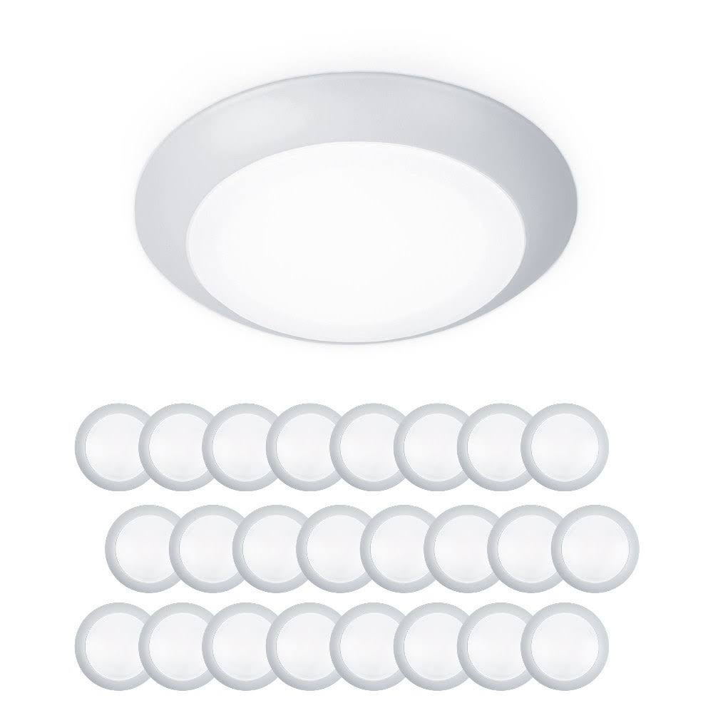 24 Pack 6x22W LED Flush Mount White W40866