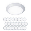 24 Pack 6x22W LED Flush Mount White W40866
