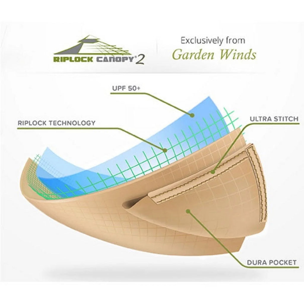 10x12 Gazebo Replacement Canopy Top M98082