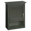 Espresso 1-Door Bathroom Wall Cabinet K50560