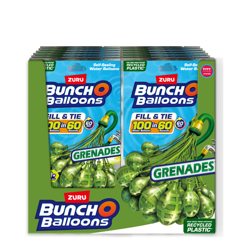 100 Rapid-Filling Self-Sealing Water Balloons (3 Pack) N21228