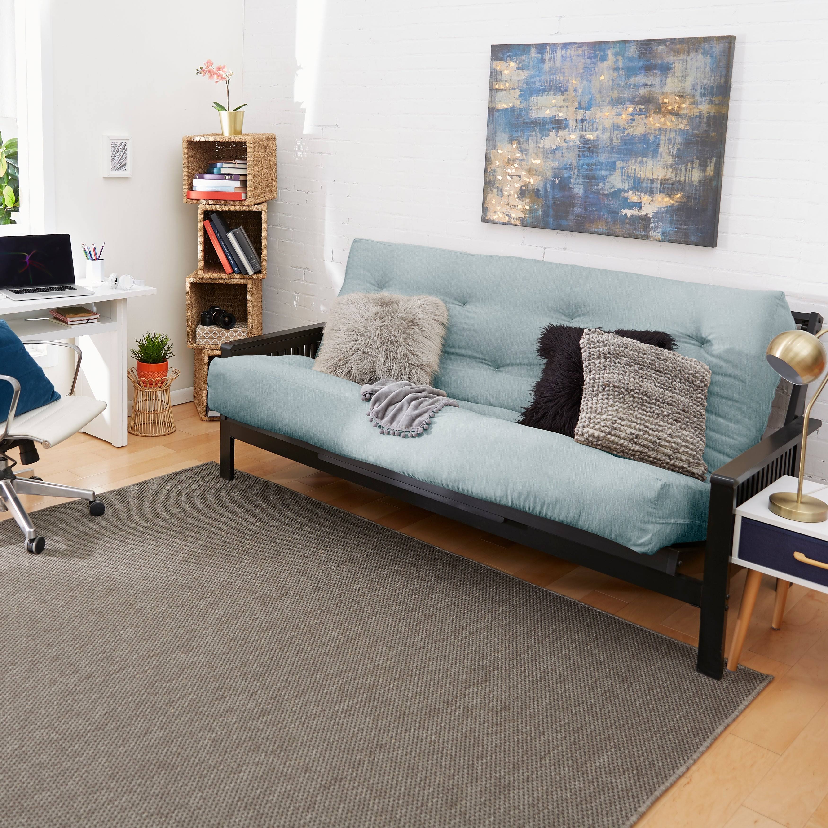 Red Full-Size 8-Inch Futon Mattress W19757