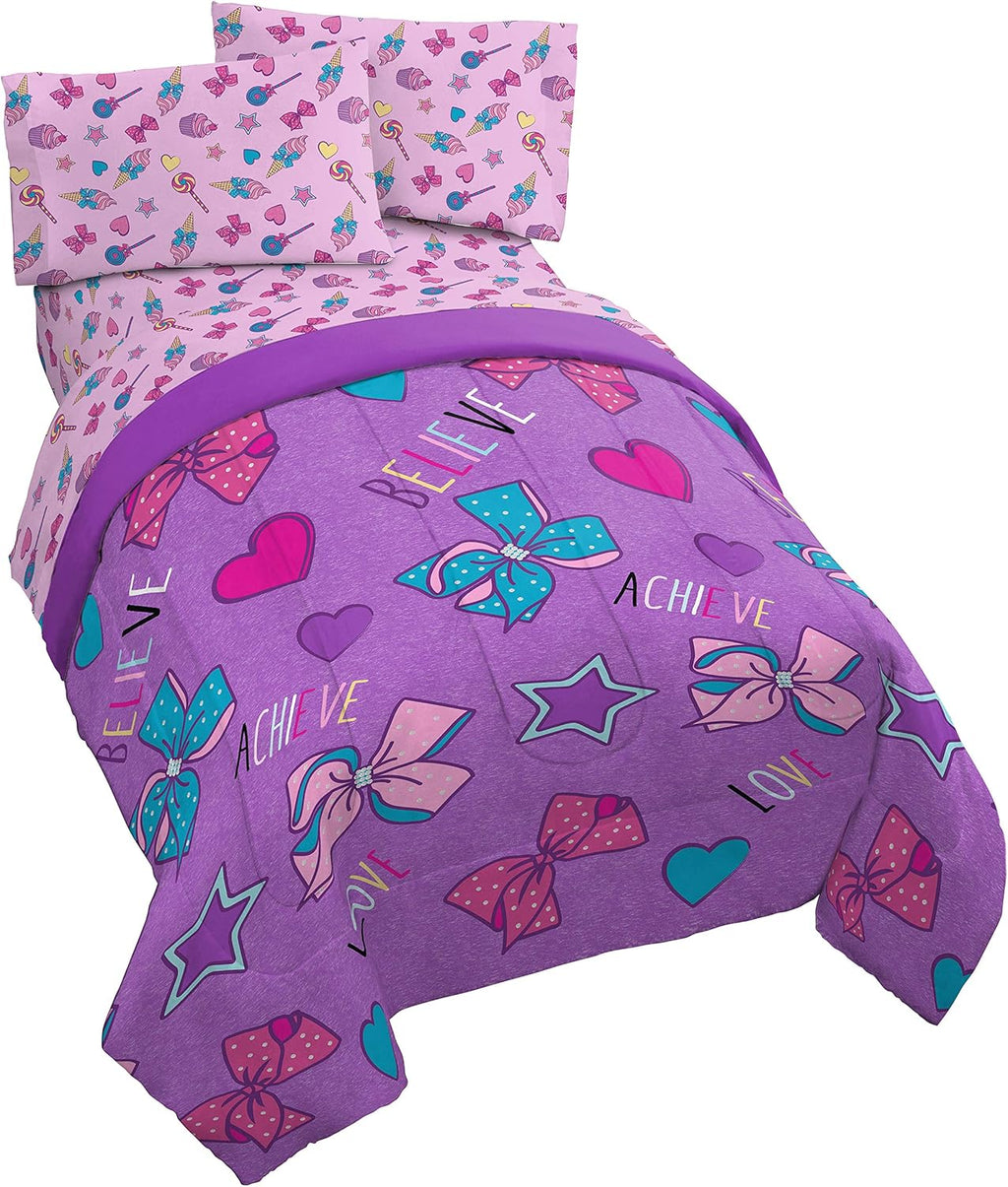Purple 4 Piece Twin Bed Set F615120