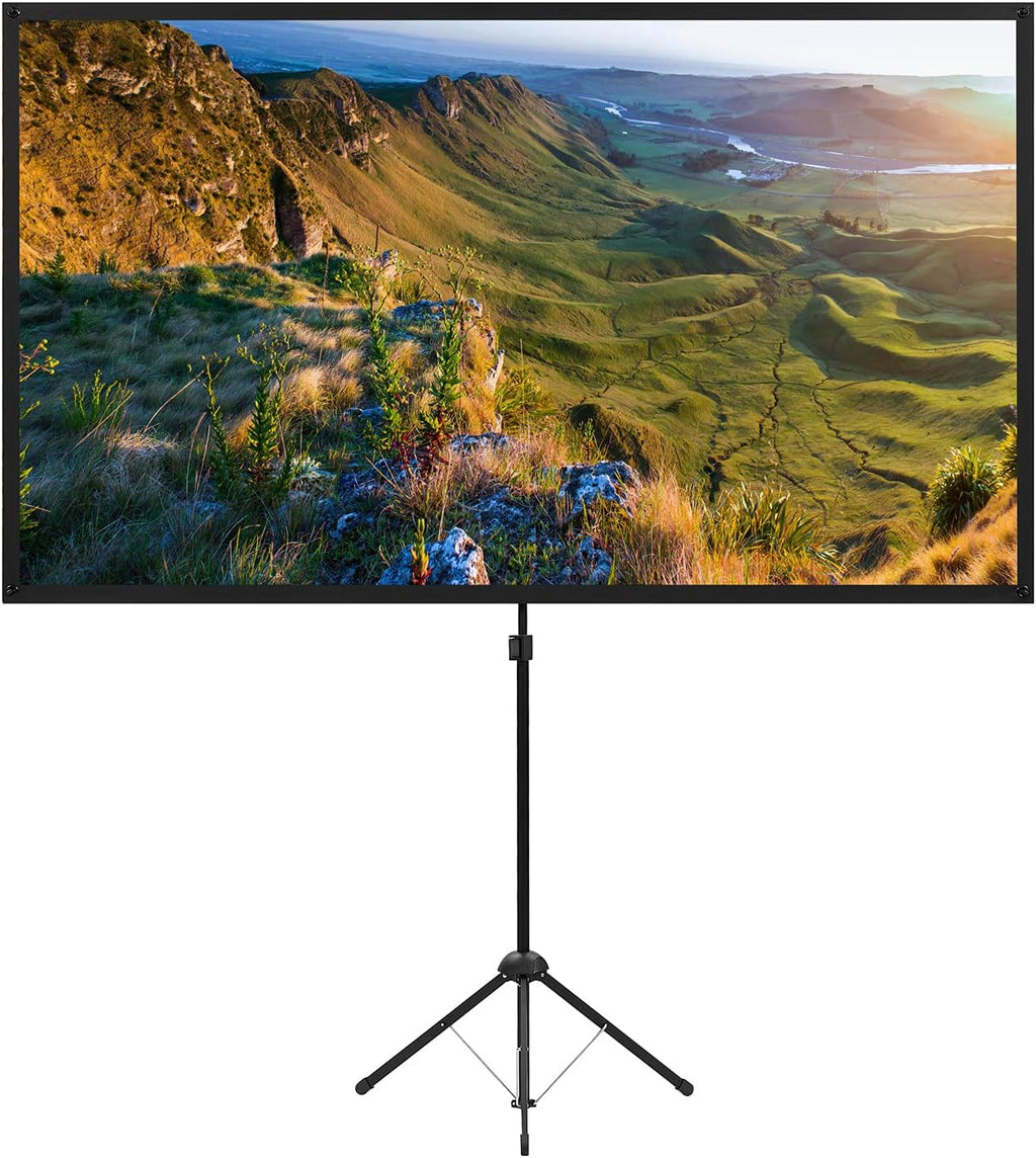 80 Inch 16:9 Portable Projector Screen with Stand V512