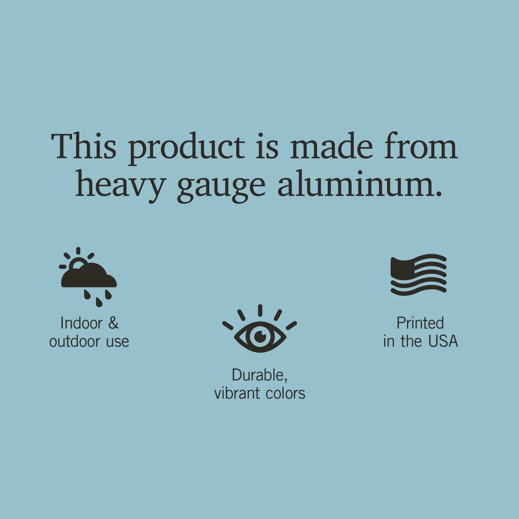 12x18 Aluminum Metal Sign Decor I571528