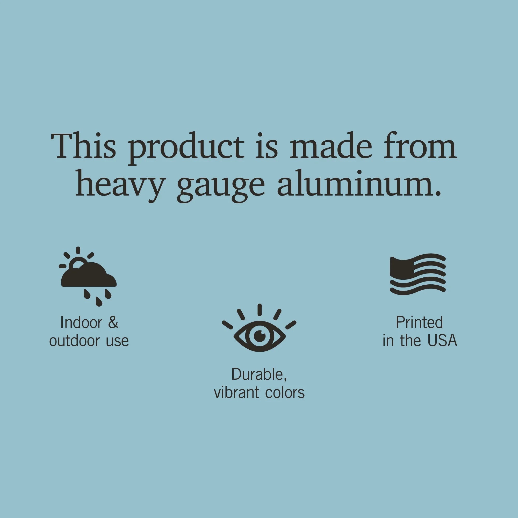 12x18 Aluminum Metal Sign Decor I571528