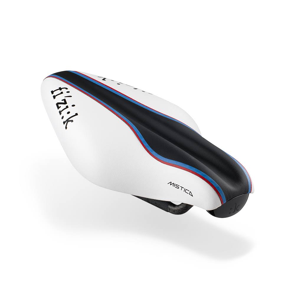 Carbon Saddle Black White P35606