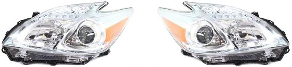 Pair Halogen Head Lights Assembly Unit N64262