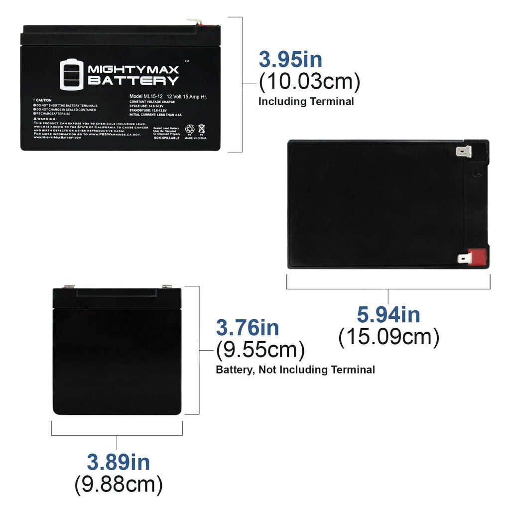 12V 15AH Battery X125