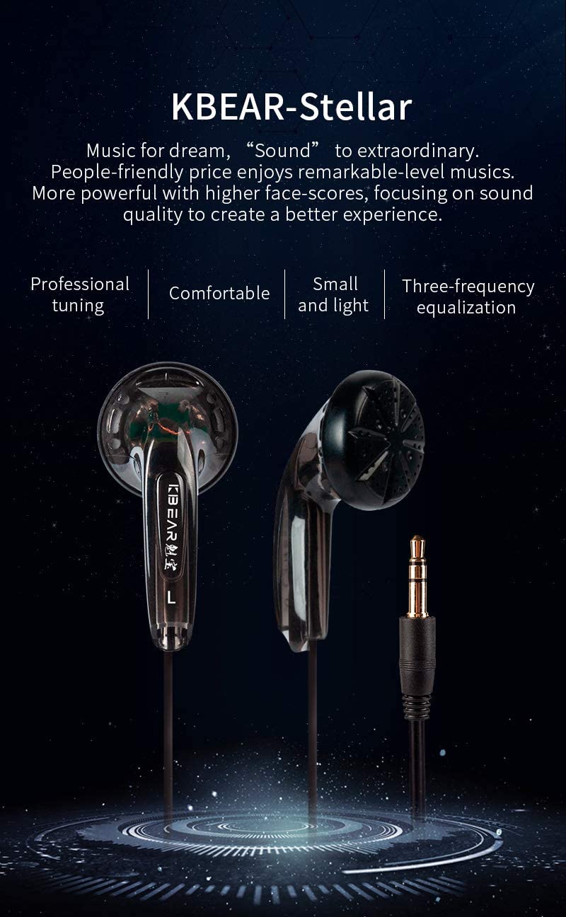 Wired in-Ear Headphones, 5pack Ear Buds, Noise Isolating in-Ear Monitors G203