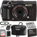 Black Tough TG-6 Digital Camera with Neoprene Case and Starter Kit M22271