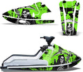 Jet Ski Graphics Kit Sticker Decal Compatible with Kawasaki X2 JF650 1986-1995 Green A1027
