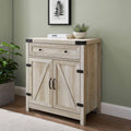 White Oak Farmhouse Accent Cabinet T80809