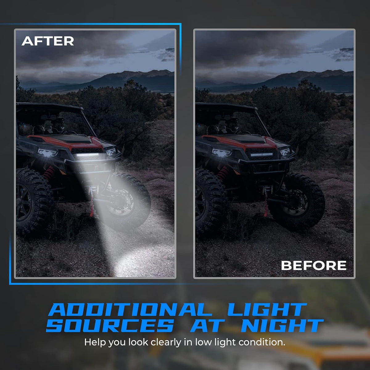 Front Grille Mesh with LED Light Bar S336378