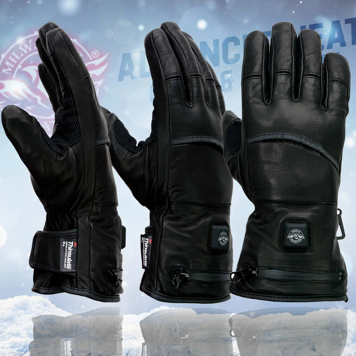 Heated Winter Gloves with Battery E4276