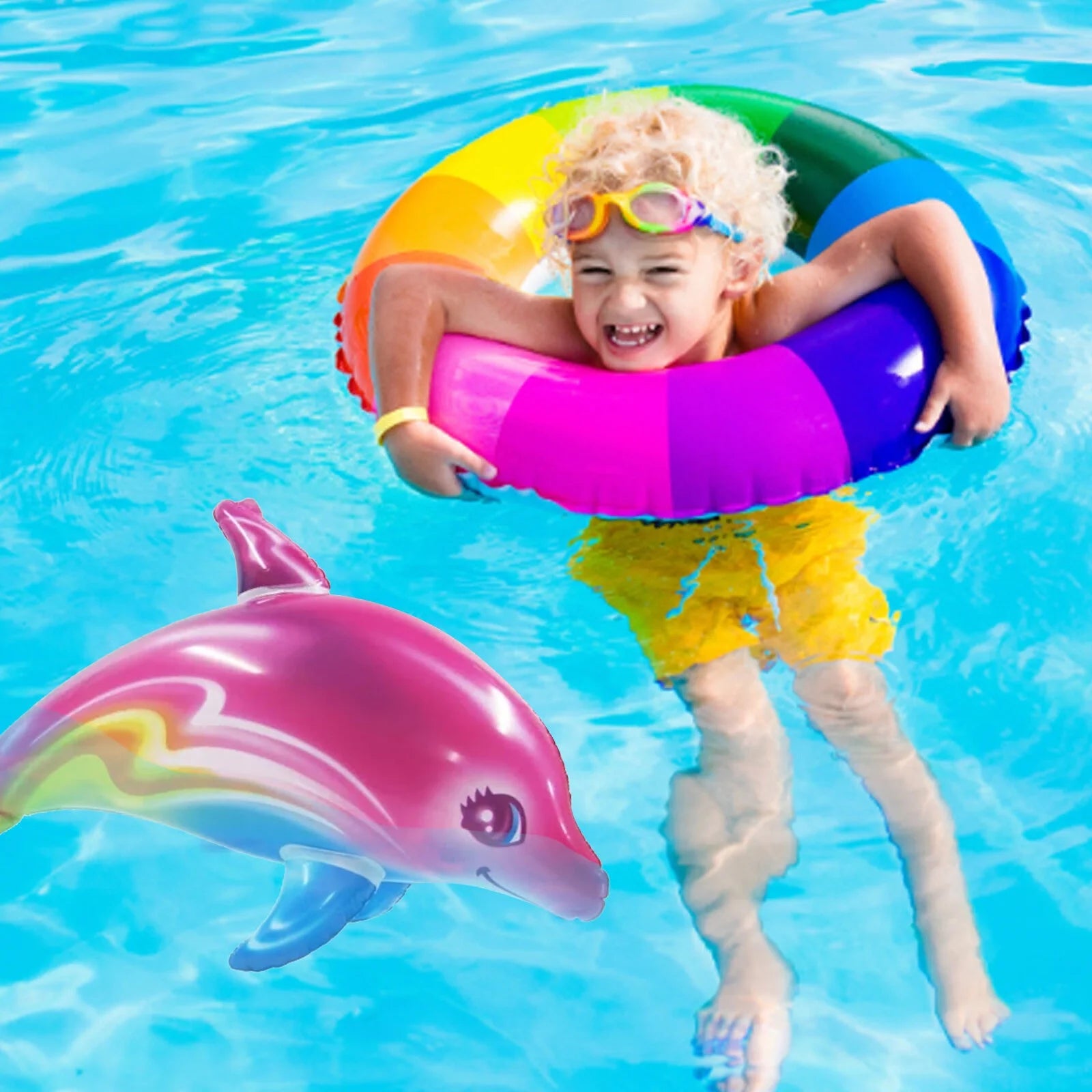 Pink Inflatable Pool Toy U6749