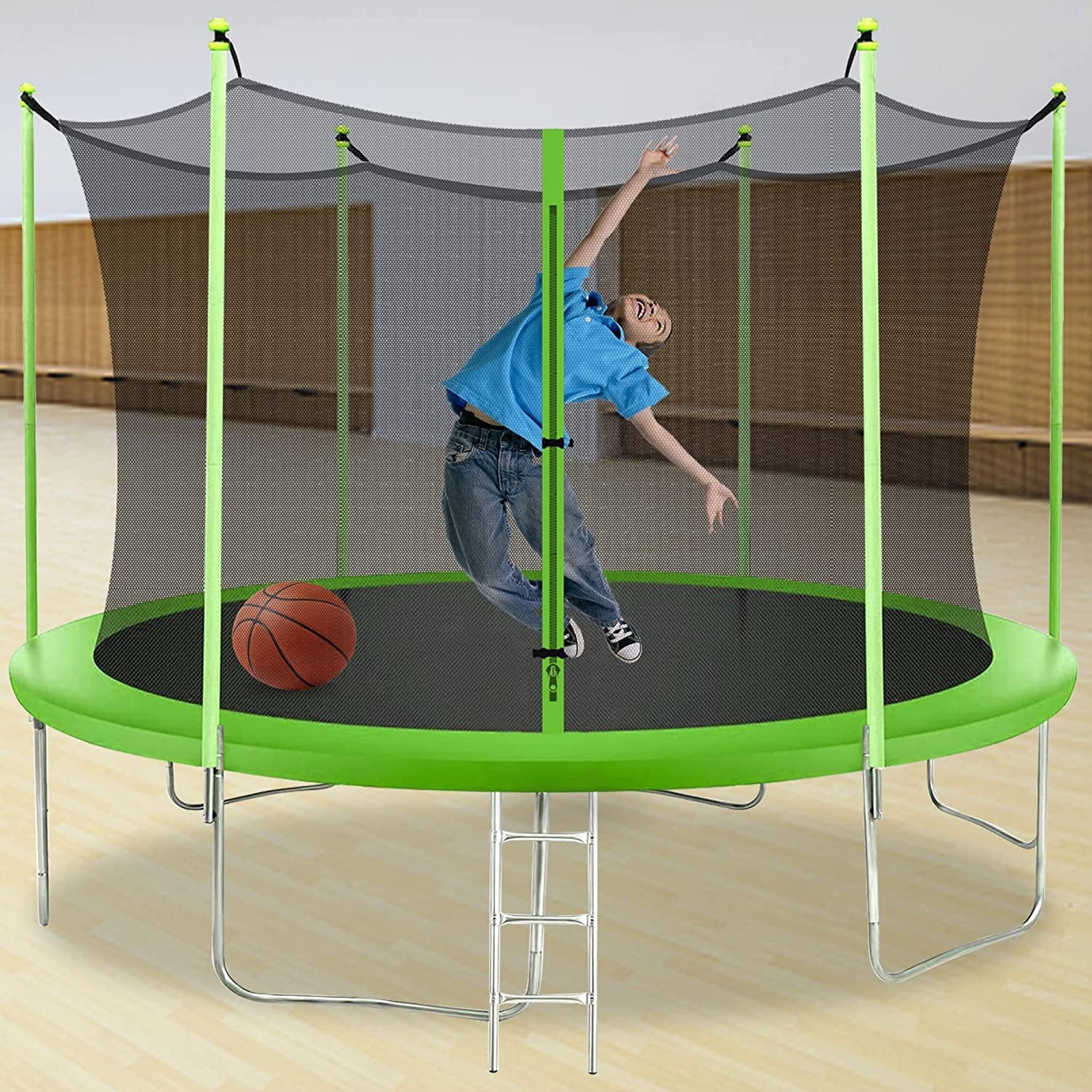 Rectangle Trampoline with Enclosure Net R277