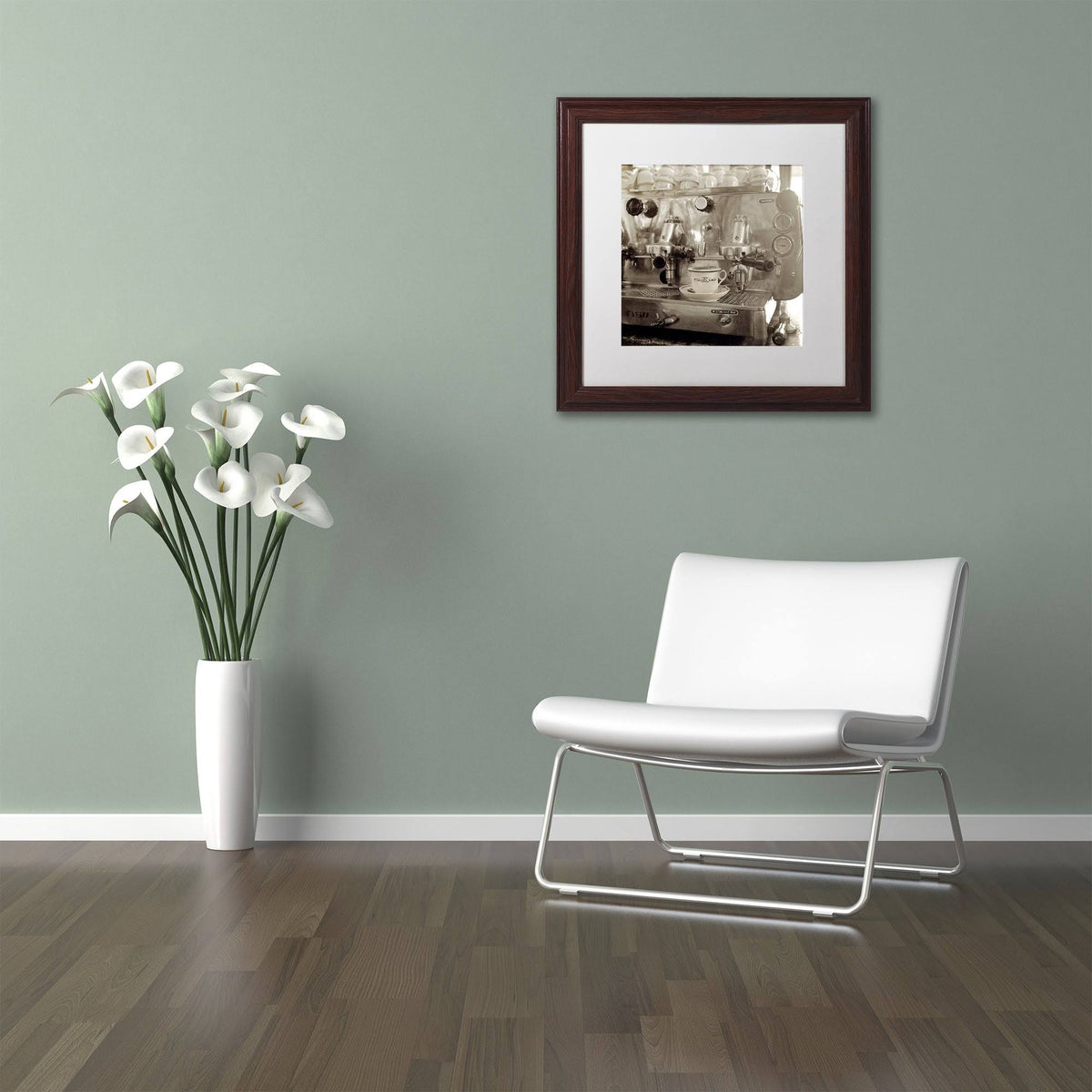 Contemporary Matted Framed Art F982