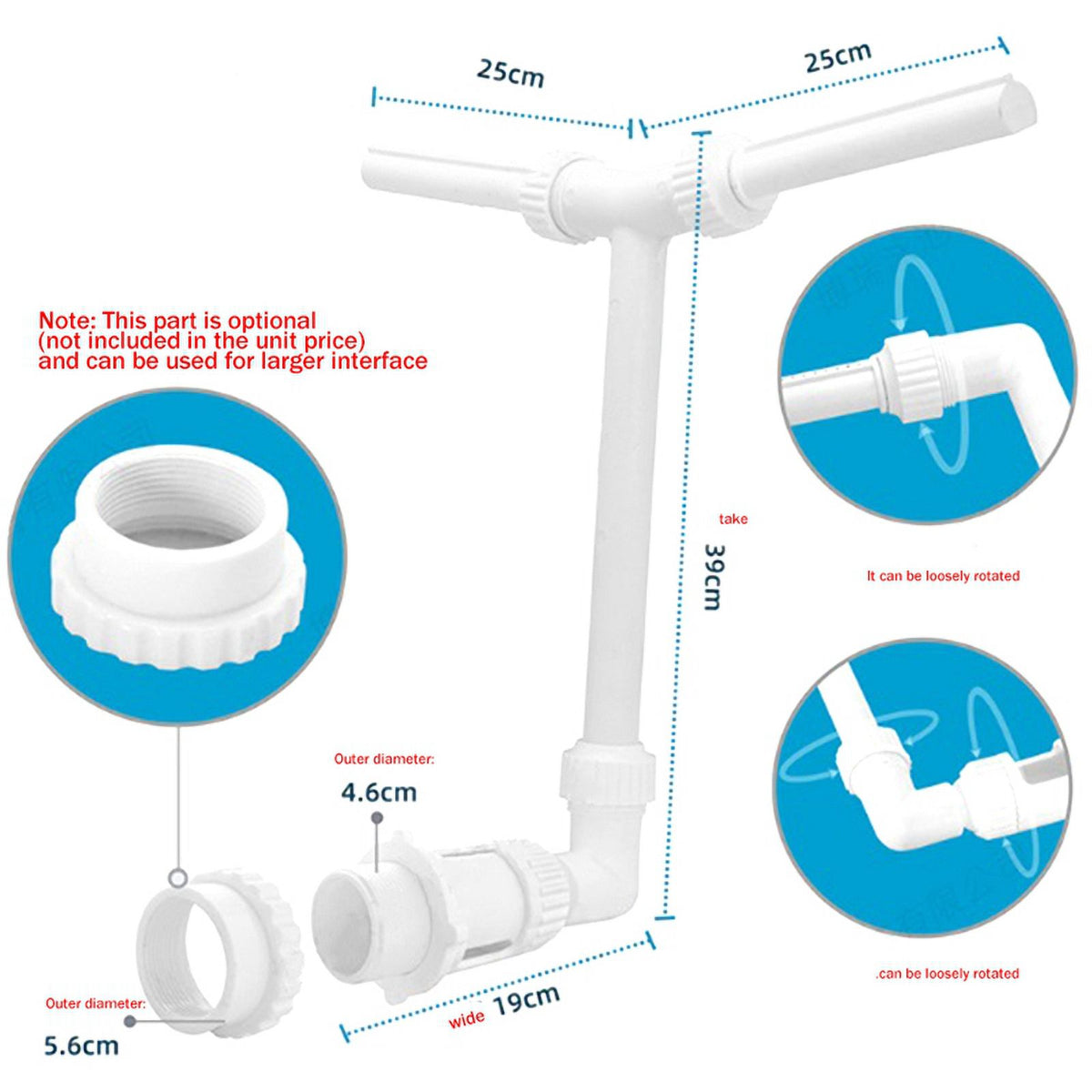 Adjustable Pool Sprinkler Accessories E212428