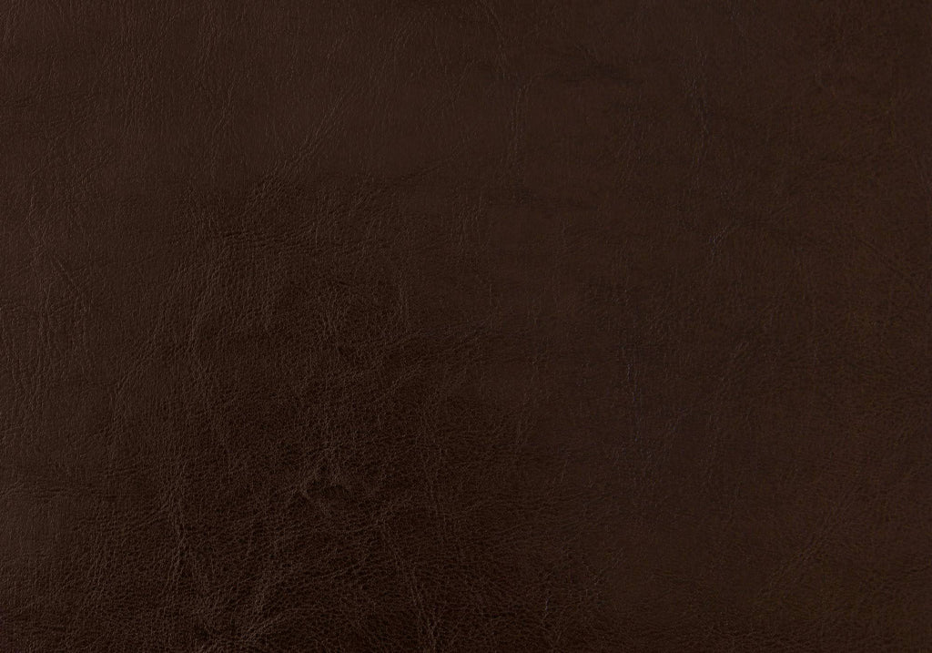 Brown Foam Solid Wood Leather Look Queen Size Bed E6165