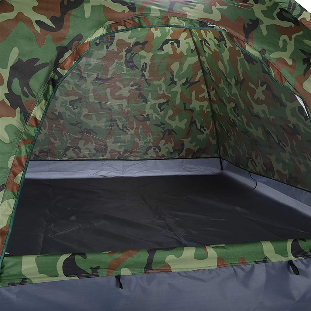 Camouflage Waterproof Dome Tent with Carry Bag X956658