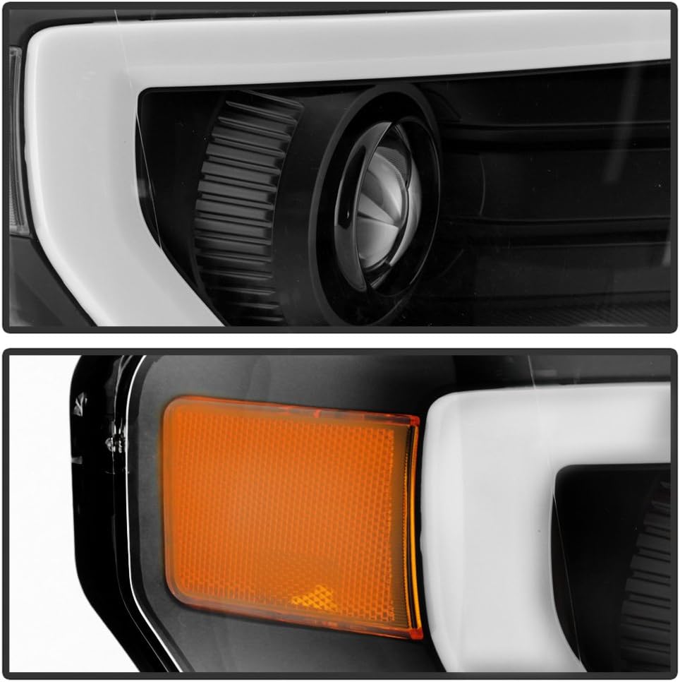 Black Housing LED Projector Headlights for Ford F150 Pickup M1232