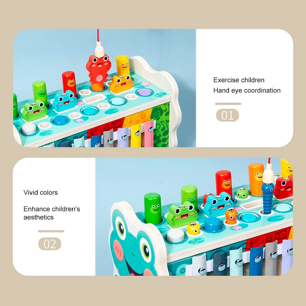 Electronic Sensor Game Learning Color Hit The Gopher Game Machine A9212