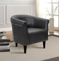 Faux Leather Bucket Accent Chair C46479