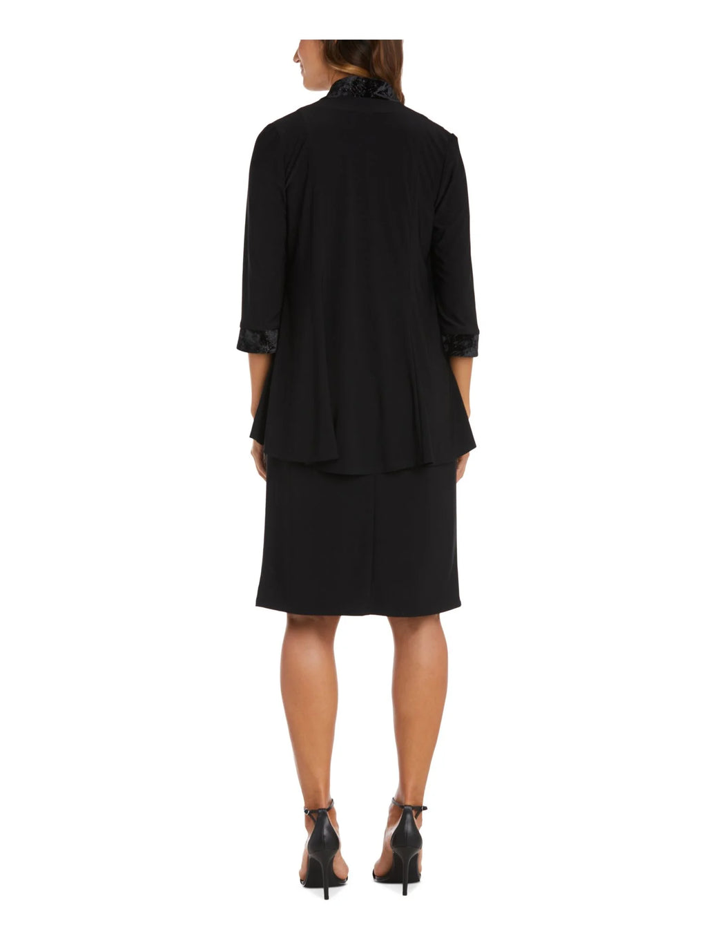 Black Beaded Sheath Dress 10 X7530