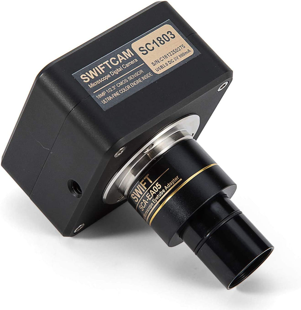 18 Megapixel Camera for Microscopes with Reduction Lens and USB 3.0 Cable B19464