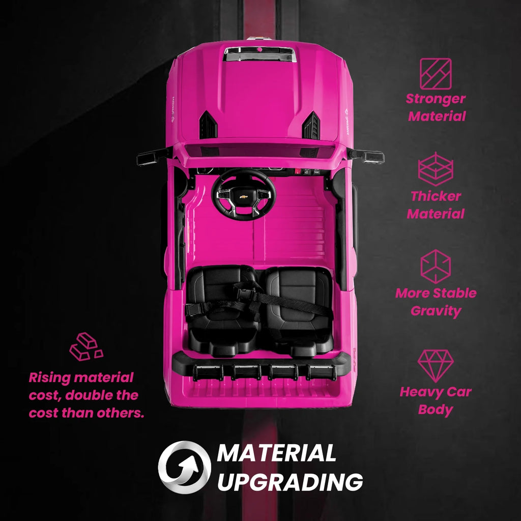 Pink 24V Ride on Car 2 Seater Electric Truck with Remote Control V99424